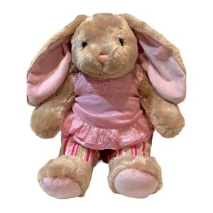 Build-A-Bear Pink‎ Lace Trimmed Top and Striped Shorts, Plush NOT Included